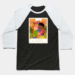 Lovers Tarot Baseball T-Shirt